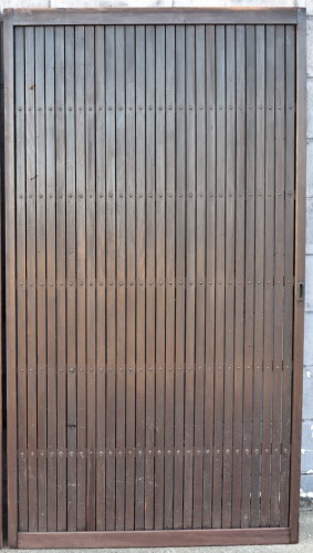 Antique Japanese Kōshi-do Entrance Doors - Cedar - Japanache