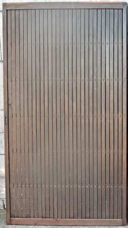 Antique Japanese Kōshi-do Entrance Doors - Cedar - Japanache